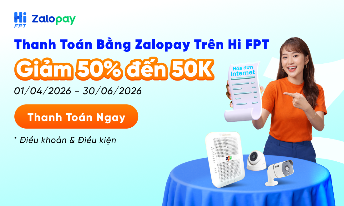 Giam 50000d khi thanh toan fpt